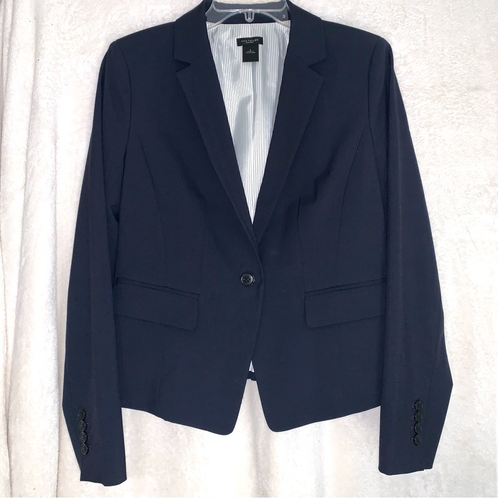 Women’s Ann Taylor Navy Blazer